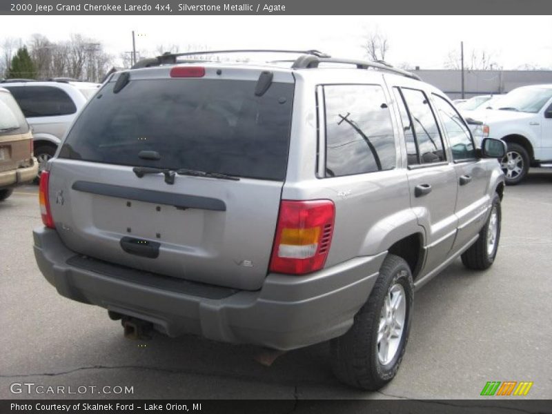 Silverstone Metallic / Agate 2000 Jeep Grand Cherokee Laredo 4x4