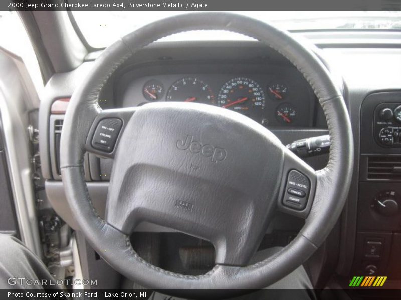 Silverstone Metallic / Agate 2000 Jeep Grand Cherokee Laredo 4x4