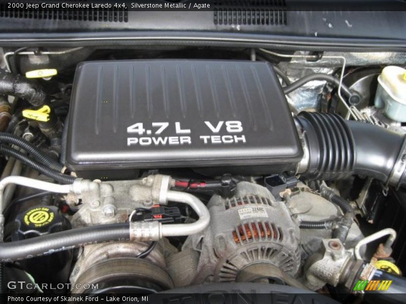Silverstone Metallic / Agate 2000 Jeep Grand Cherokee Laredo 4x4