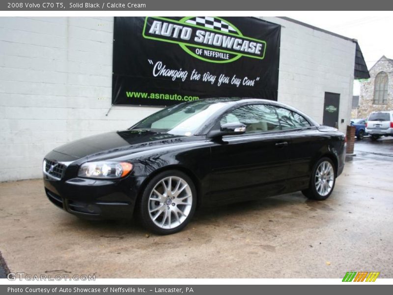 Solid Black / Calcite Cream 2008 Volvo C70 T5