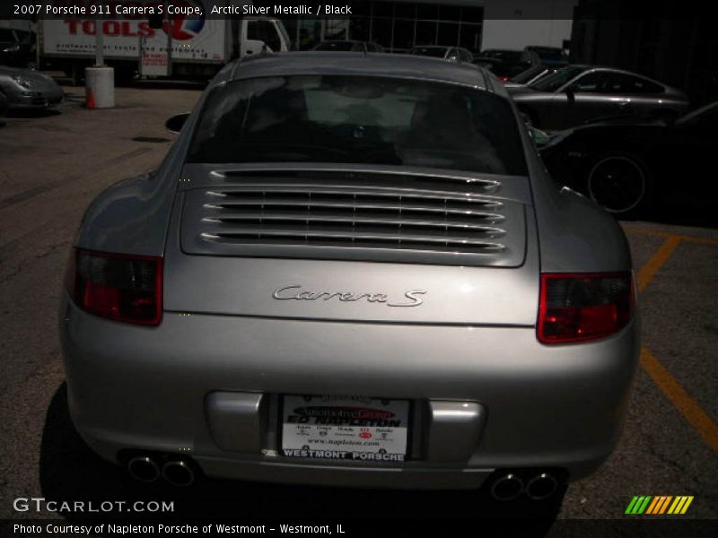 Arctic Silver Metallic / Black 2007 Porsche 911 Carrera S Coupe