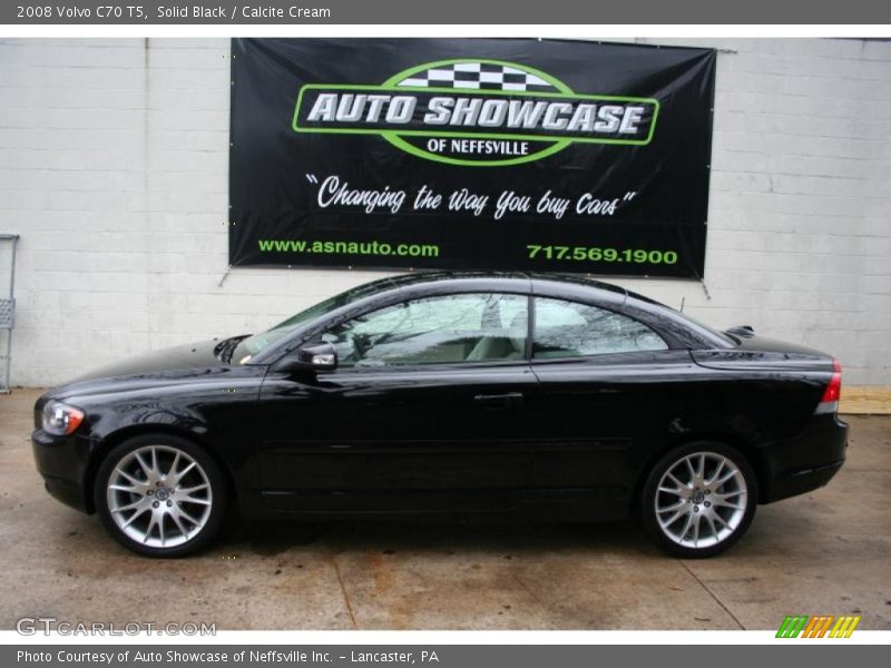 Solid Black / Calcite Cream 2008 Volvo C70 T5