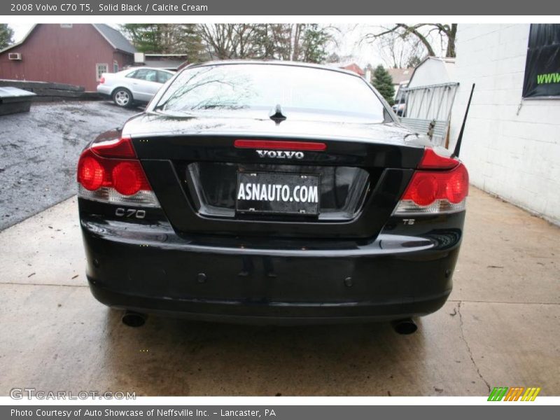 Solid Black / Calcite Cream 2008 Volvo C70 T5