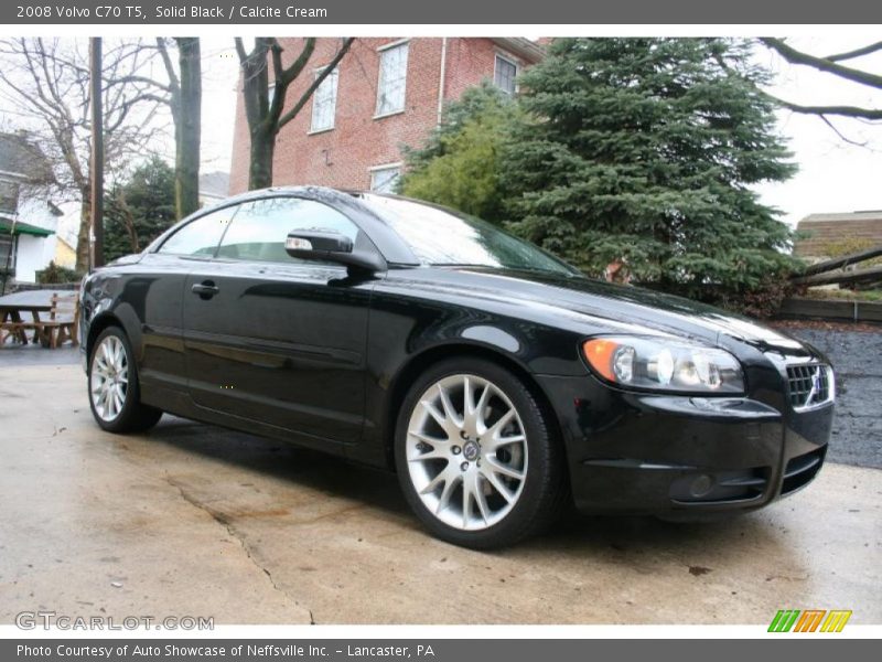 Solid Black / Calcite Cream 2008 Volvo C70 T5