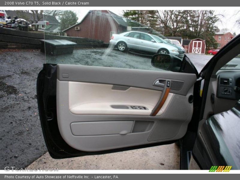Solid Black / Calcite Cream 2008 Volvo C70 T5