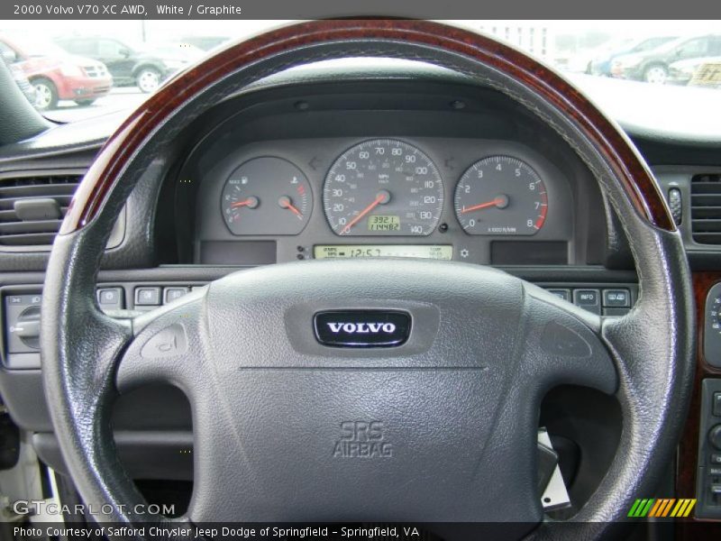 White / Graphite 2000 Volvo V70 XC AWD