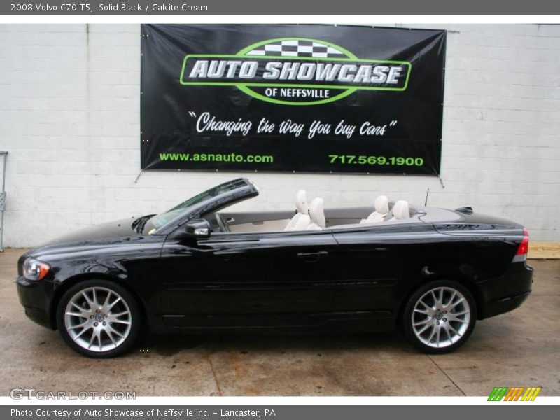 Solid Black / Calcite Cream 2008 Volvo C70 T5