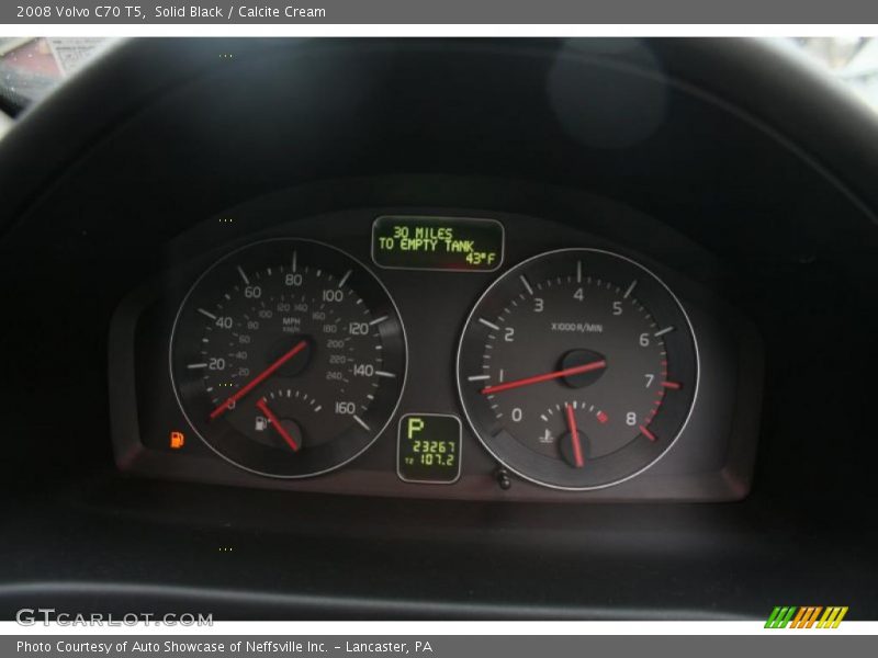 Solid Black / Calcite Cream 2008 Volvo C70 T5