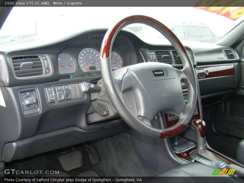 White / Graphite 2000 Volvo V70 XC AWD