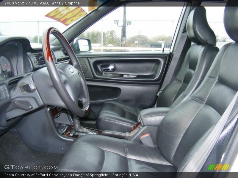 White / Graphite 2000 Volvo V70 XC AWD