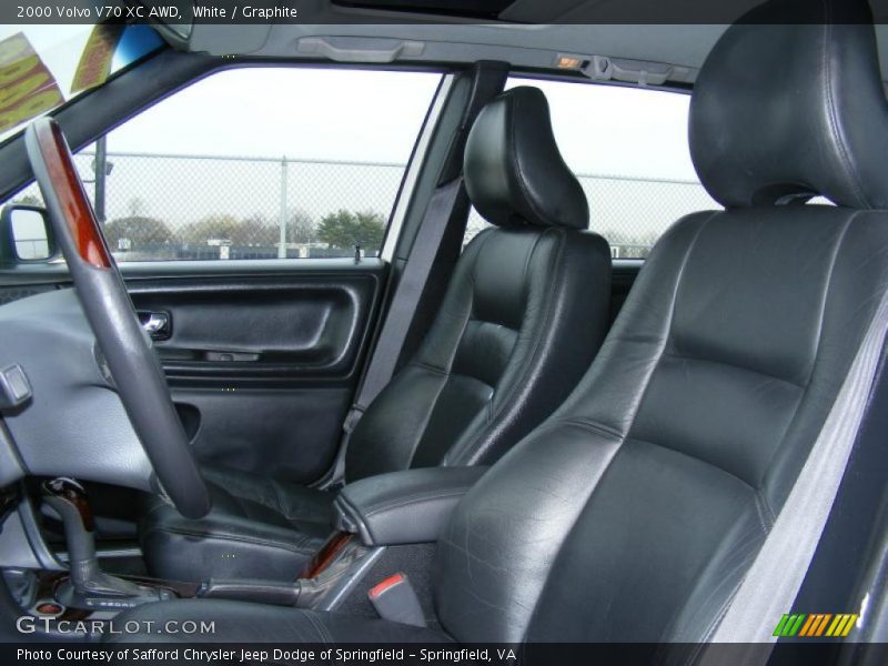 White / Graphite 2000 Volvo V70 XC AWD
