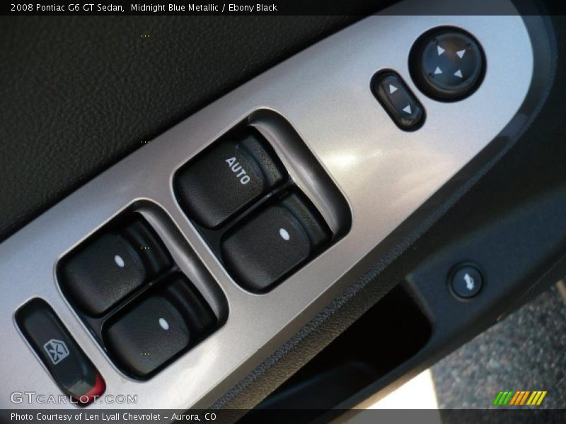 Midnight Blue Metallic / Ebony Black 2008 Pontiac G6 GT Sedan