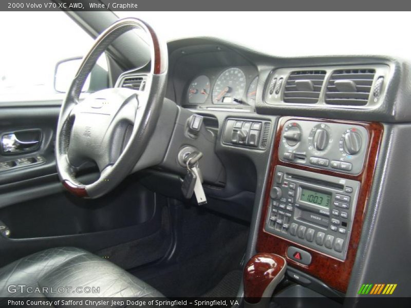 White / Graphite 2000 Volvo V70 XC AWD