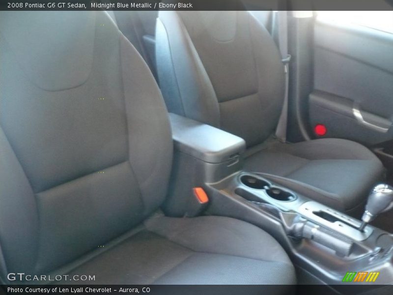 Midnight Blue Metallic / Ebony Black 2008 Pontiac G6 GT Sedan