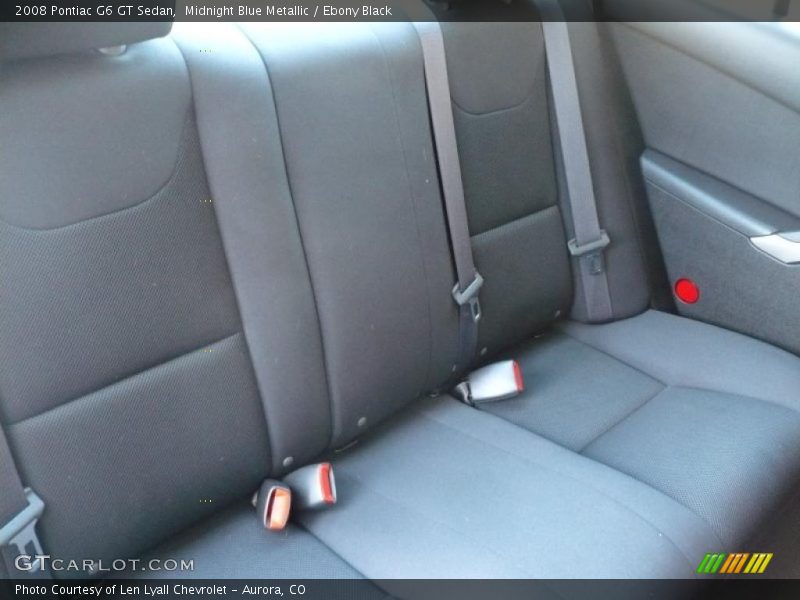 Midnight Blue Metallic / Ebony Black 2008 Pontiac G6 GT Sedan