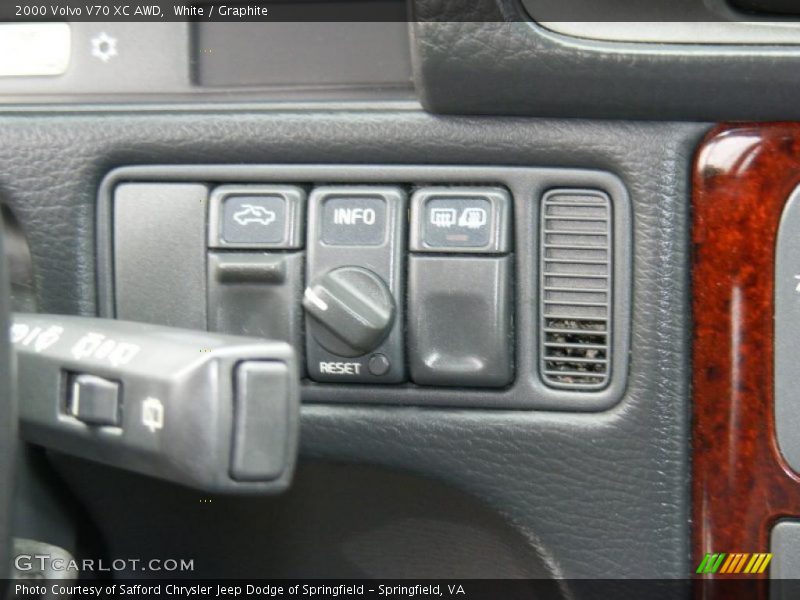 White / Graphite 2000 Volvo V70 XC AWD