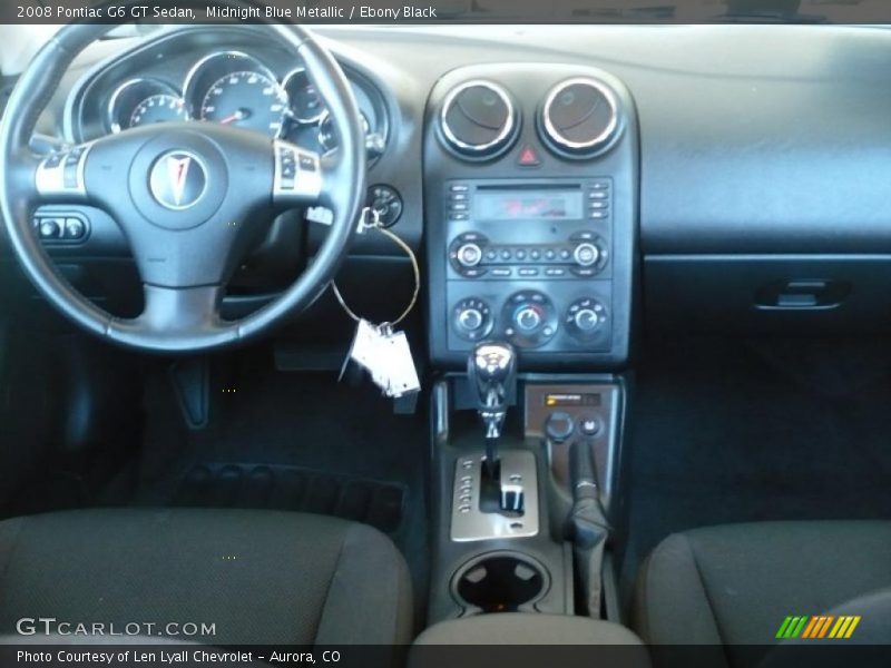 Midnight Blue Metallic / Ebony Black 2008 Pontiac G6 GT Sedan