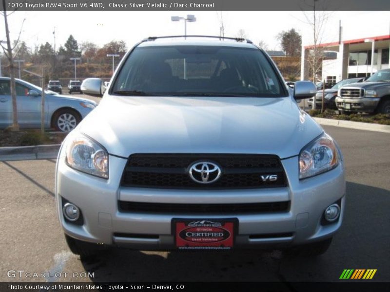 Classic Silver Metallic / Dark Charcoal 2010 Toyota RAV4 Sport V6 4WD