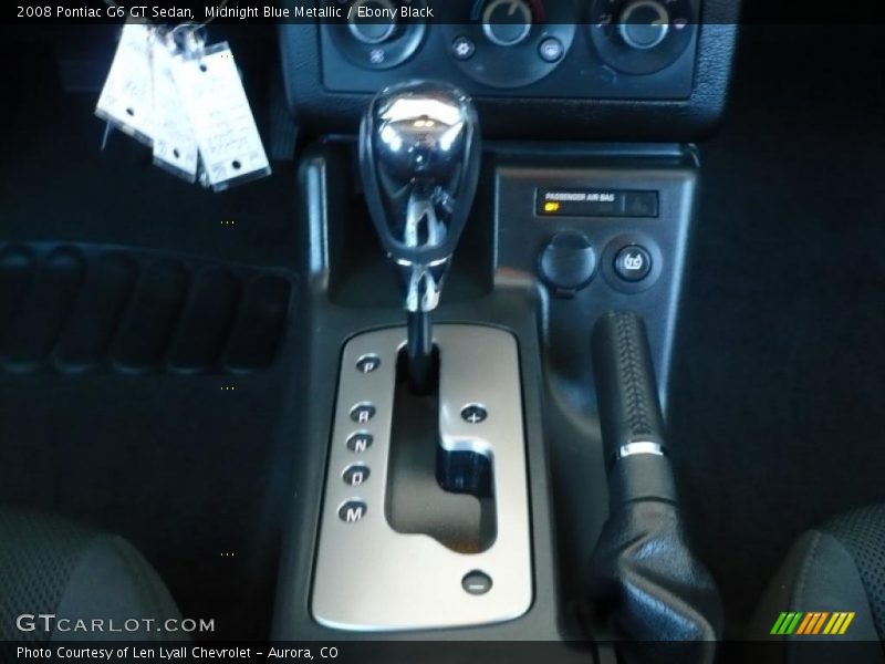 Midnight Blue Metallic / Ebony Black 2008 Pontiac G6 GT Sedan