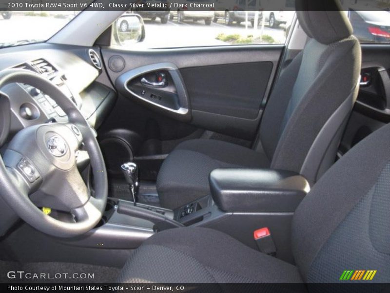 Classic Silver Metallic / Dark Charcoal 2010 Toyota RAV4 Sport V6 4WD