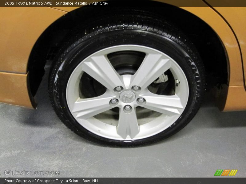 Sundance Metallic / Ash Gray 2009 Toyota Matrix S AWD