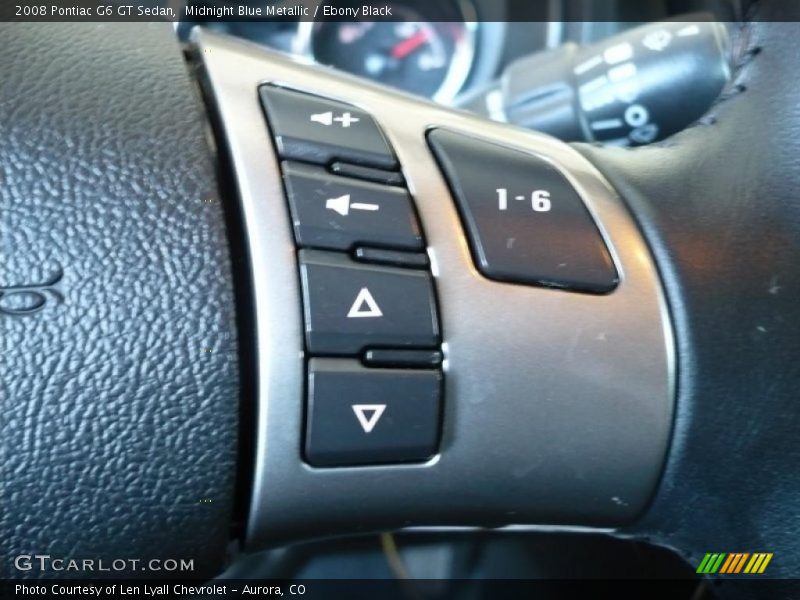 Midnight Blue Metallic / Ebony Black 2008 Pontiac G6 GT Sedan