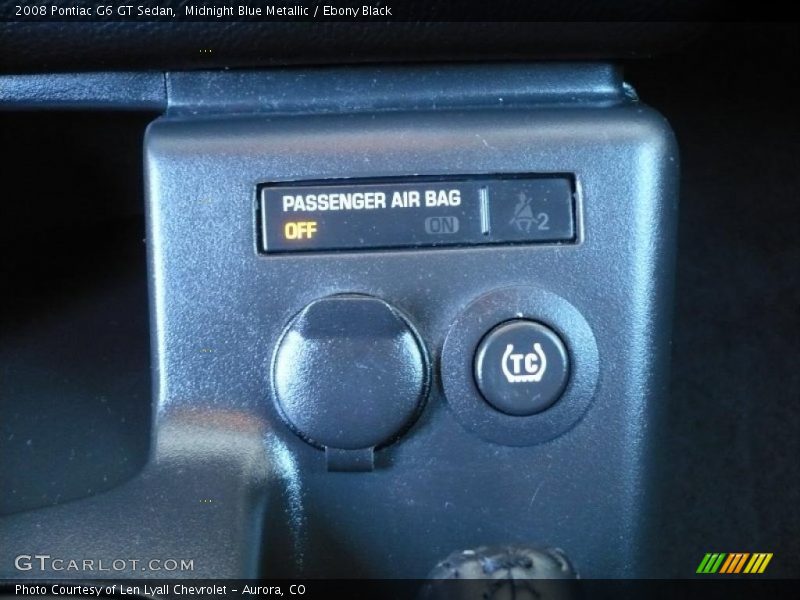 Midnight Blue Metallic / Ebony Black 2008 Pontiac G6 GT Sedan