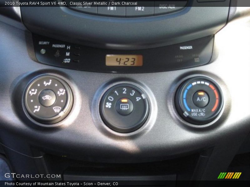 Classic Silver Metallic / Dark Charcoal 2010 Toyota RAV4 Sport V6 4WD