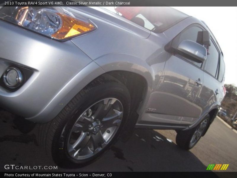 Classic Silver Metallic / Dark Charcoal 2010 Toyota RAV4 Sport V6 4WD