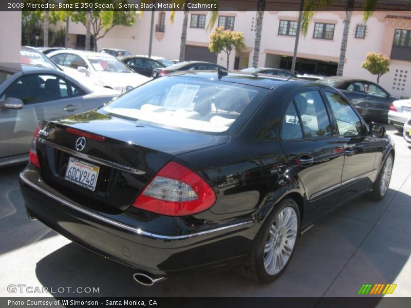Sienna Black Metallic / Cashmere 2008 Mercedes-Benz E 350 Sedan