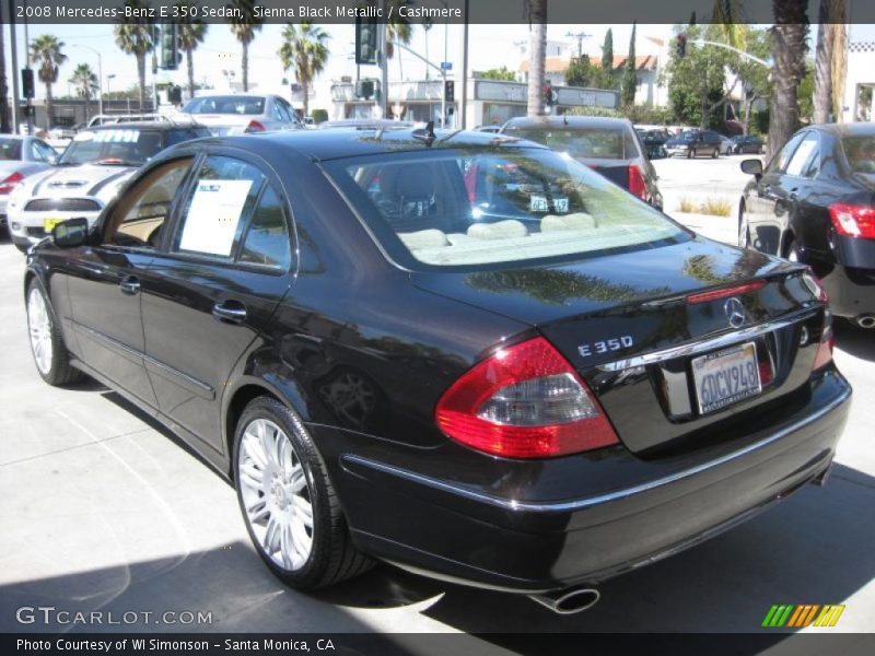 Sienna Black Metallic / Cashmere 2008 Mercedes-Benz E 350 Sedan