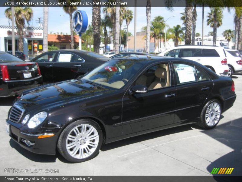 Sienna Black Metallic / Cashmere 2008 Mercedes-Benz E 350 Sedan