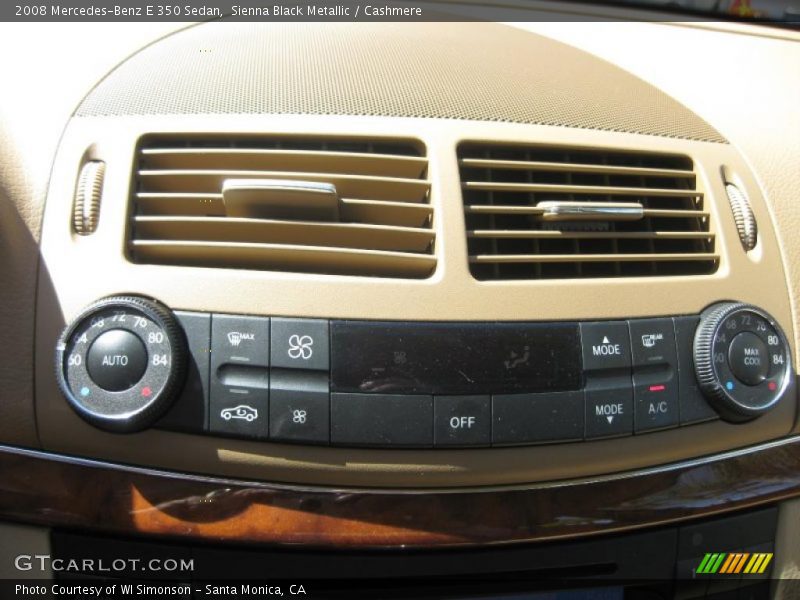 Sienna Black Metallic / Cashmere 2008 Mercedes-Benz E 350 Sedan