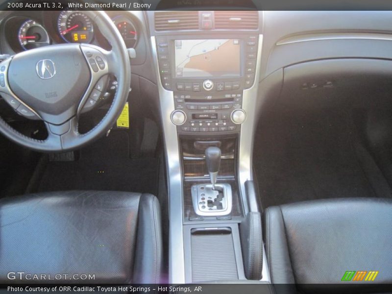 White Diamond Pearl / Ebony 2008 Acura TL 3.2