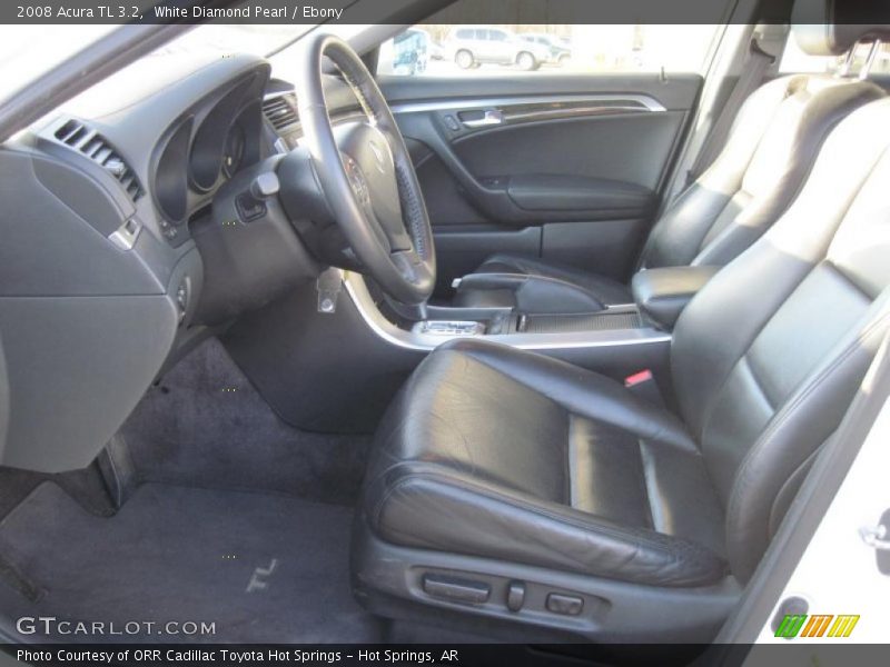 White Diamond Pearl / Ebony 2008 Acura TL 3.2