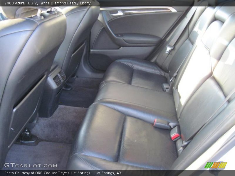 White Diamond Pearl / Ebony 2008 Acura TL 3.2