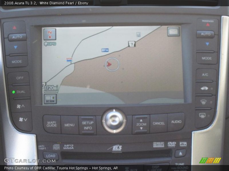 White Diamond Pearl / Ebony 2008 Acura TL 3.2