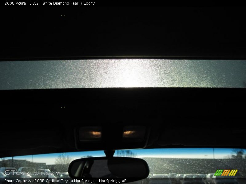 White Diamond Pearl / Ebony 2008 Acura TL 3.2