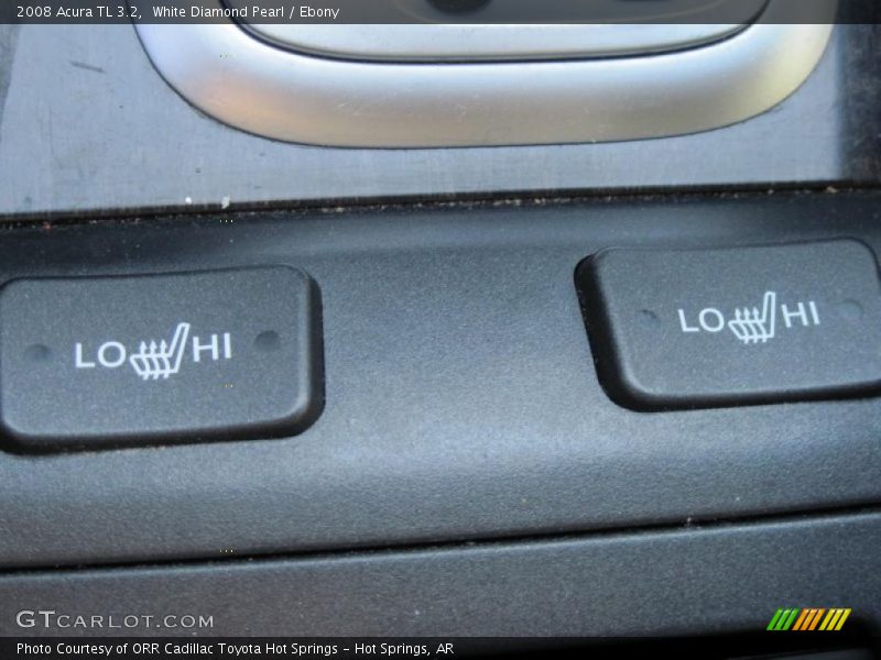 White Diamond Pearl / Ebony 2008 Acura TL 3.2