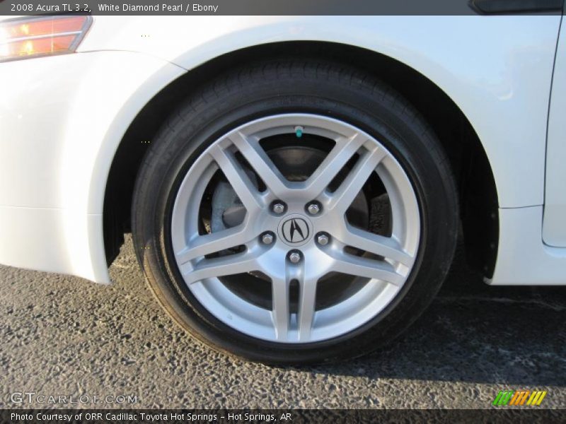White Diamond Pearl / Ebony 2008 Acura TL 3.2