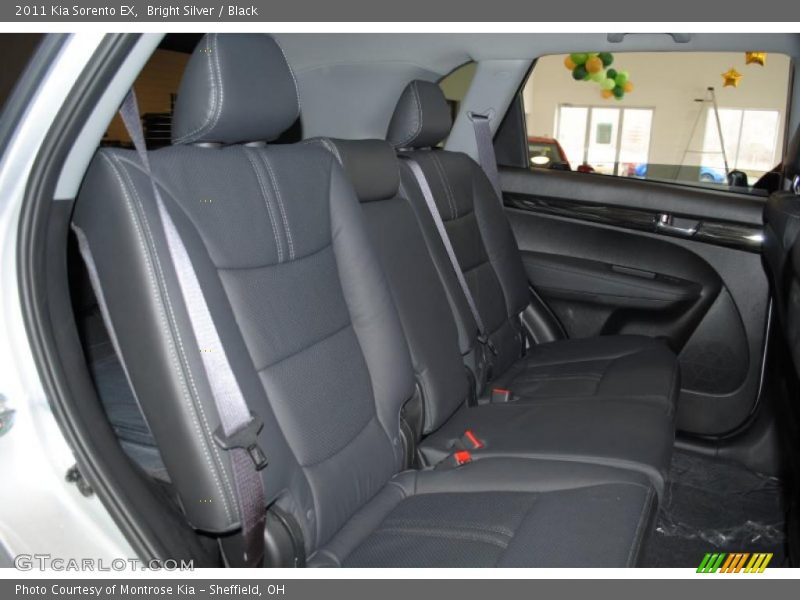 Bright Silver / Black 2011 Kia Sorento EX