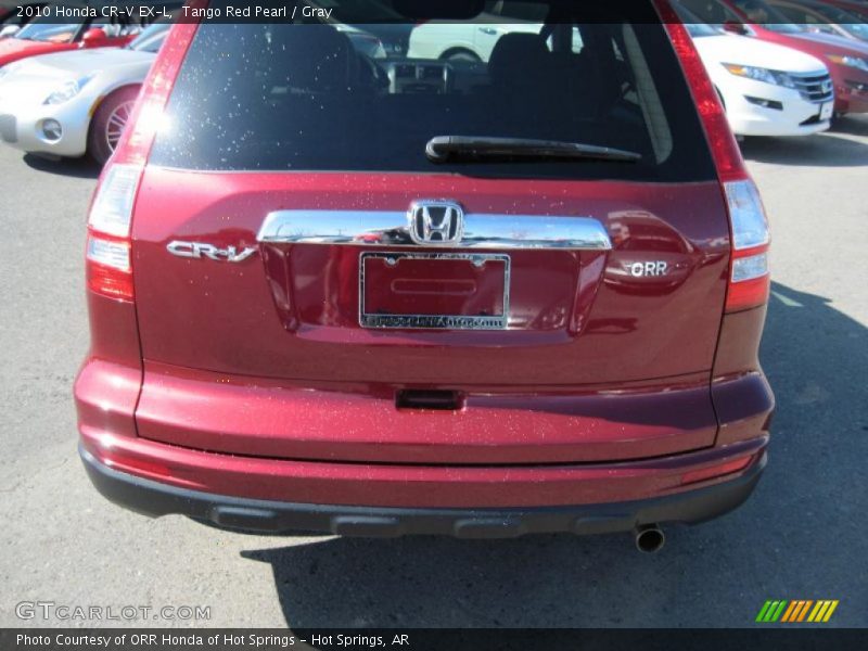 Tango Red Pearl / Gray 2010 Honda CR-V EX-L