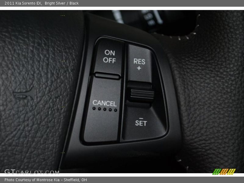 Bright Silver / Black 2011 Kia Sorento EX