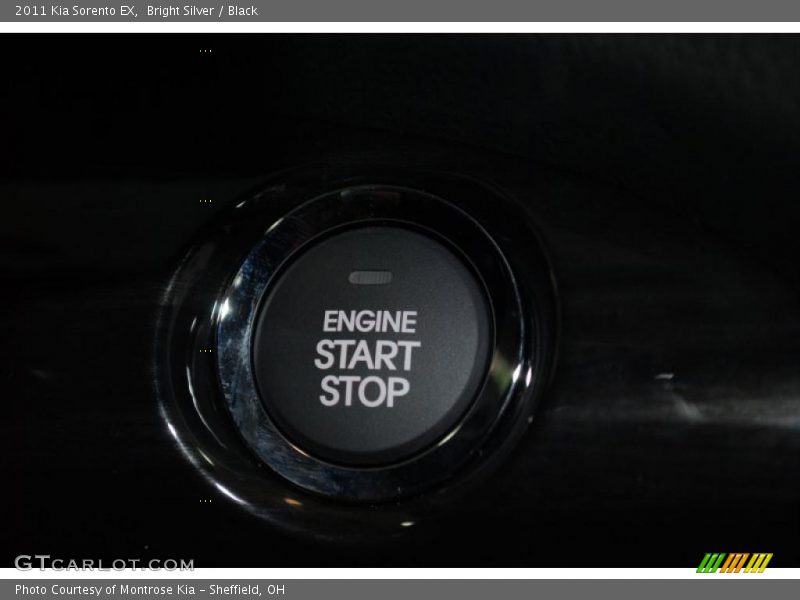 Bright Silver / Black 2011 Kia Sorento EX