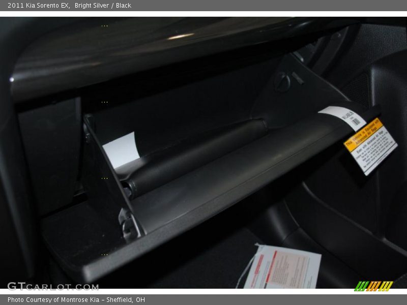 Bright Silver / Black 2011 Kia Sorento EX