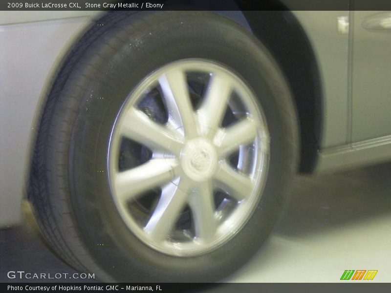 Stone Gray Metallic / Ebony 2009 Buick LaCrosse CXL