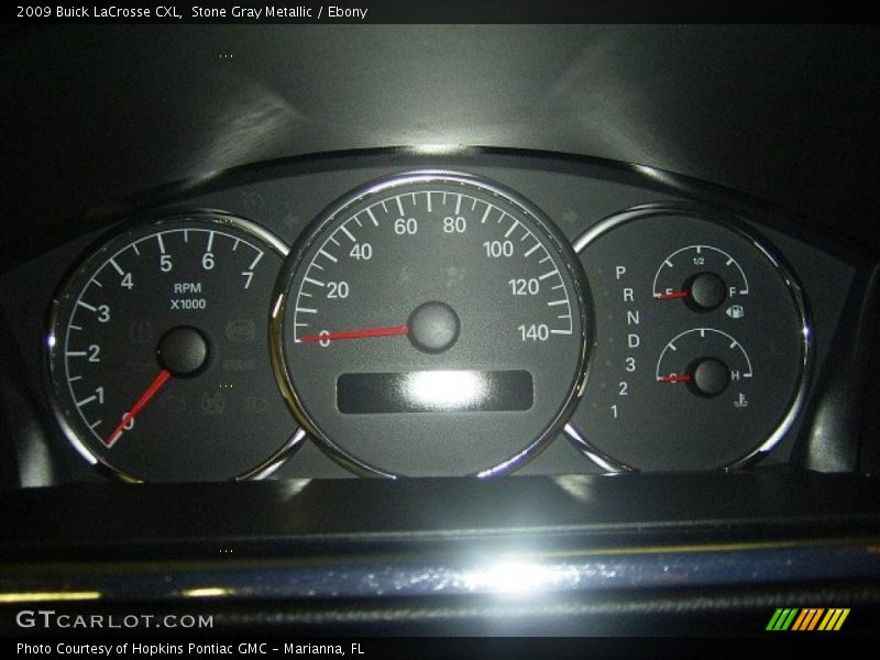 Stone Gray Metallic / Ebony 2009 Buick LaCrosse CXL