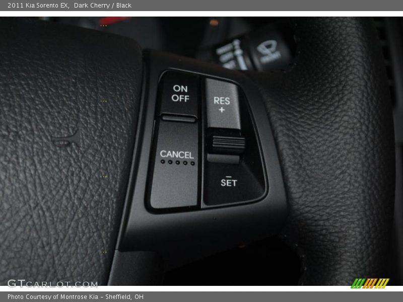 Dark Cherry / Black 2011 Kia Sorento EX