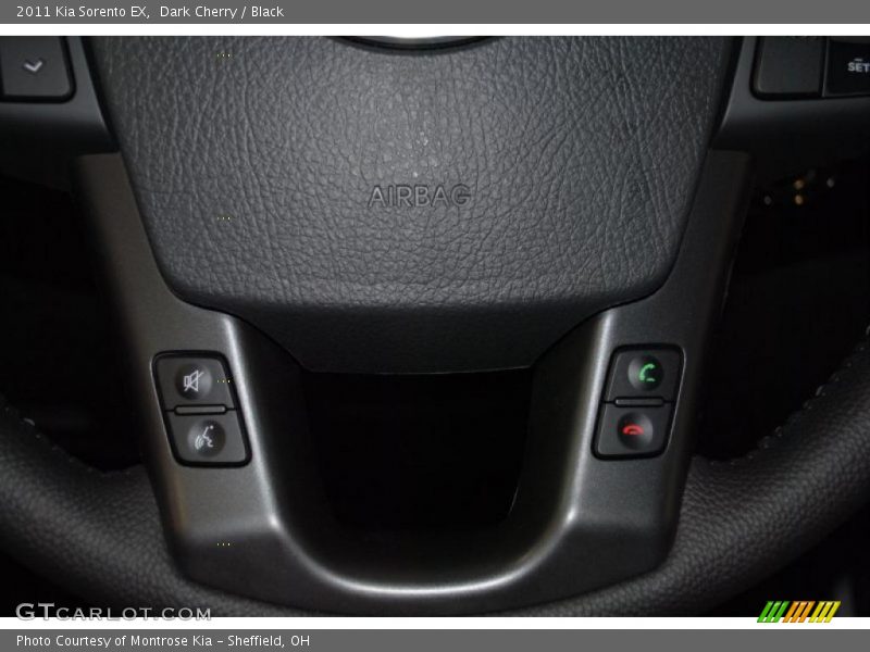 Dark Cherry / Black 2011 Kia Sorento EX