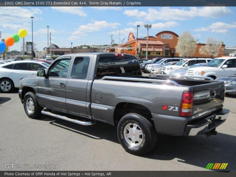 Storm Gray Metallic / Graphite 2002 GMC Sierra 1500 Z71 Extended Cab 4x4